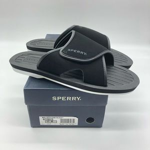 Sperry Top-Sider Men's Baja Slide Flip Flops Black